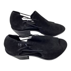 Eileen Fisher Nikki Womens Open Toe Ankle Peep-Toe Heels